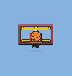 Basketball Hoop And Ball