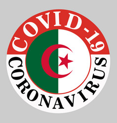 Coronavirus Covid19 19 Algeria Pandemic Concept