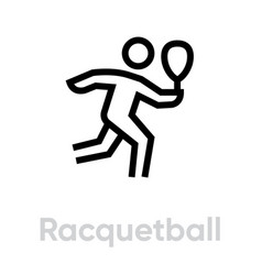 Racquetball Sport Icon