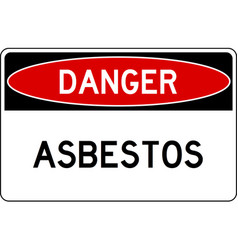 Danger Asbestos Sign