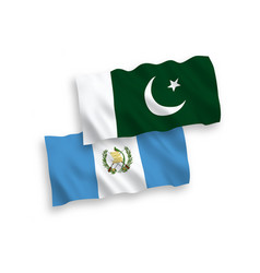 Flags Of Republic Of Guatemala And Pakistan