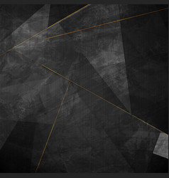 Black Grunge Corporate Background With Golden