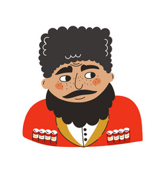 Georgian Male Man Traditional Costume Icon