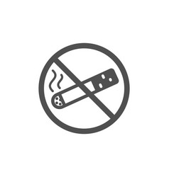 No Smoking Icon Stop Smoke Sign