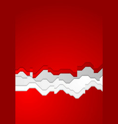 Bright Red Contrast Background