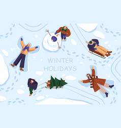 Winter Holiday Outdoor Activities Image