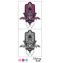 Coloring Book Hamsa Page Gamecolor Images