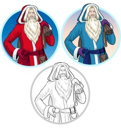 Christmas Characters Father Frost And Pere Noel