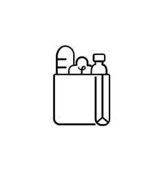 Groceries Line Style Icon Design