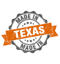 Made In Texas Round Seal