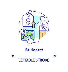 Be Honest Concept Icon