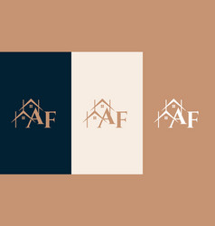 Af Logo With A Home Form Element