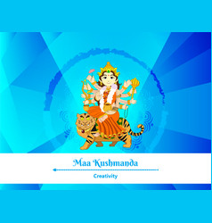 Goddess Durga - Fourth Form- Maa Kushmanda