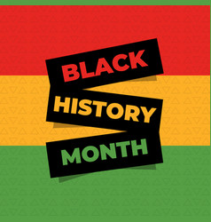 Black History Month Modern Social Media Post