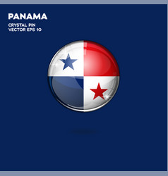 Panama Flag 3d Buttons