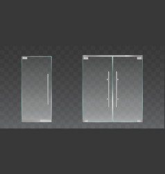 Clear Glass Doors For Office Or Shop