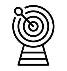 Meditate Target Icon Outline Stress