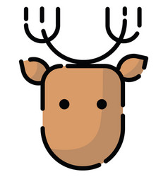 Deer Animal On A White Background