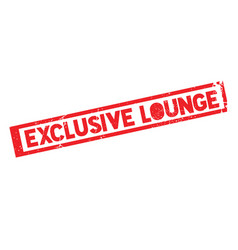 Exclusive Lounge Rubber Stamp