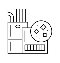 Indoor Air Quality Line Icon