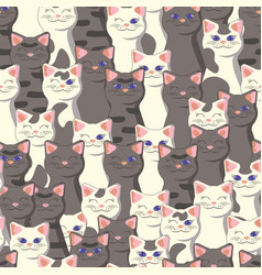 Animalistic Seamless Patterns With Gray And White