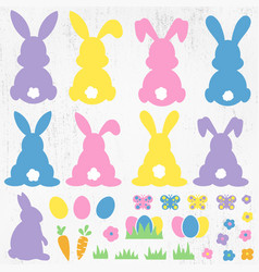 Happy Easter Bunny Bundle Easter Bunny Svg