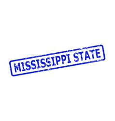 Mississippi State Seal With Unclean Texture