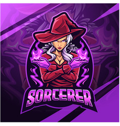 Sorcerer Esport Mascot Logo Design