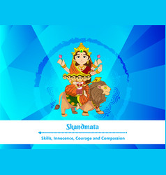 Goddess Durga - Fifth Form- Maa Skandmata