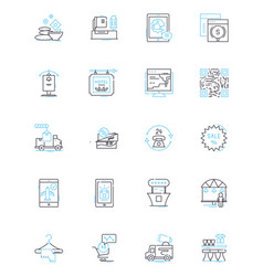 Patient Care Linear Icons Set Compassion Empathy