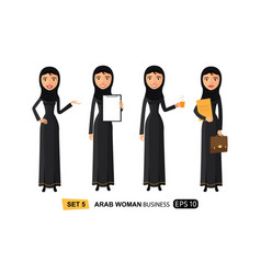 Arab Business Women Flat Enjoying Cup Coffee