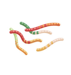 Jelly Worms Candies Sweet And Sour Gummy Snakes