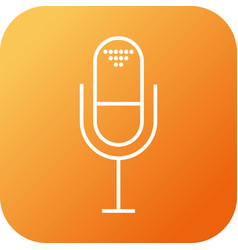 Unique Voice Memo Line Icon