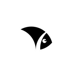 Black Fish Logo Icon