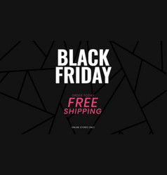 Black Friday Text On Modern Mosaic Pattern