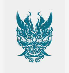 Demon Samurai Oni Mask Hannya Japanese