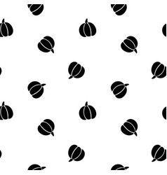 Halloween Toss Pattern With Black Pumpkins