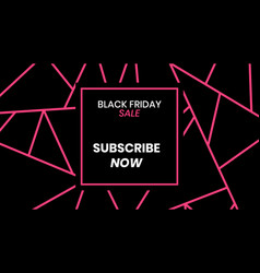 Subscribe Now Black Friday Pink Mosaic Pattern