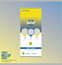 Travel Company Roll Up Banner