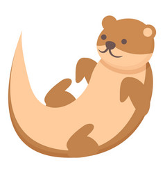 Weasel Stoat Icon Cartoon Cute Animal