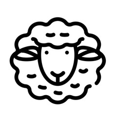 Dolly Sheep Clone Line Icon