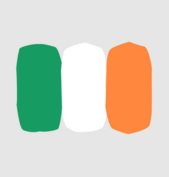 Painted Flag Of Ireland