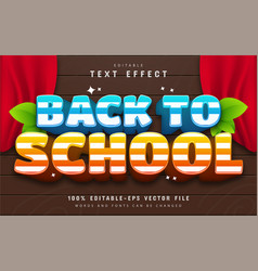 Back To School Text Effect Editable