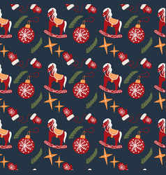 Pattern With Christmas Holiday Items