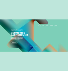 Fluid Gradient Triangles Landing Page Background