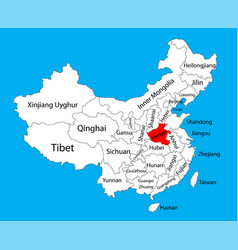 Henan Province Map China Map