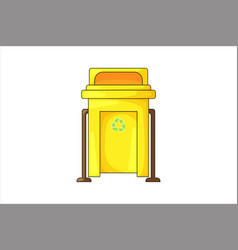 Rubbish Bin Environmental Sticker Design