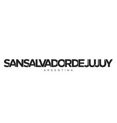 San Salvador De Jujuy In The Argentina Emblem The