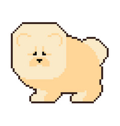 Chow Pixel Art Dog 8 Bit