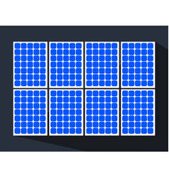 Blue Solar Panel Icon